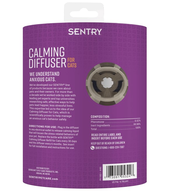 Sentry Calming Diffuser For Cats 15 Oz Wilco Farm Stores 8667