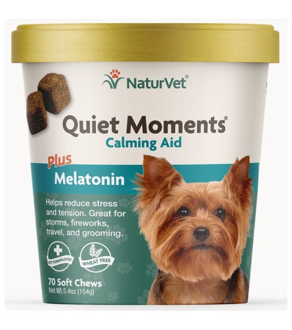 NaturVet, Quiet Moments Calming Aid Soft Chews, 70 ct.