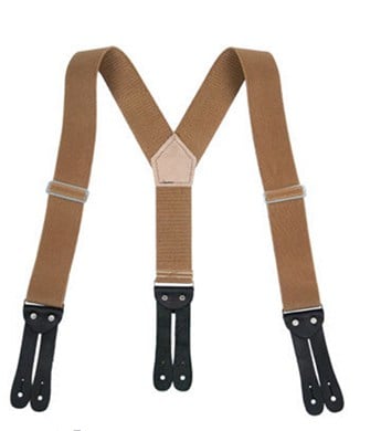 Welch, 2 Y-Back Suspenders with Flat Leather Ends - Wilco Farm Stores