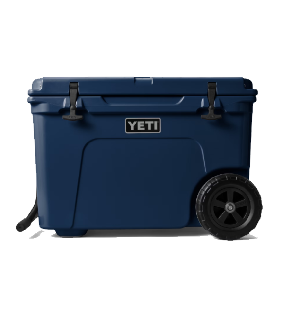 YETI Tundra Haul Wheeled Insulated Chest Cooler, Navy in the
