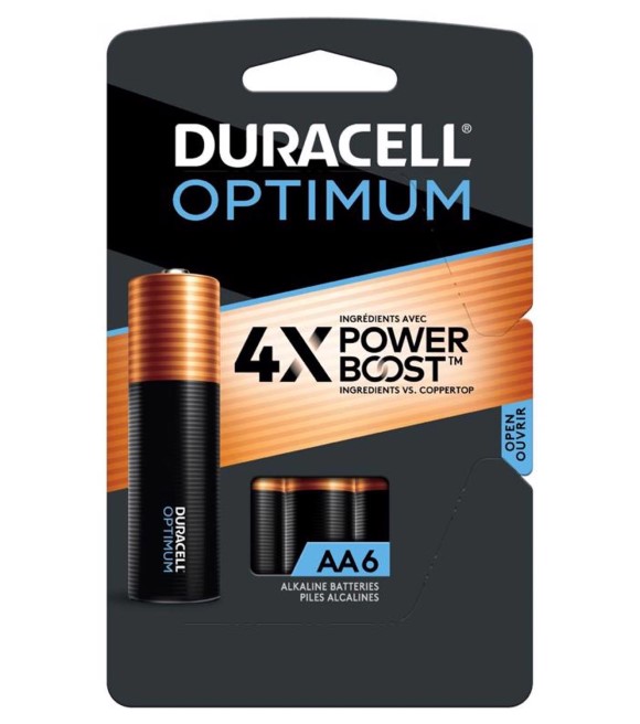 Duracell, Optimum AA Alkaline Batteries
