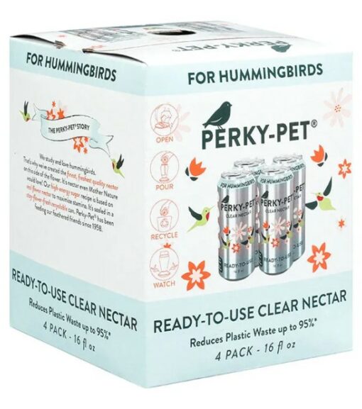 PerkyPet, Ready to Use Clear Hummingbird Nectar, 4 pk Wilco Farm Stores