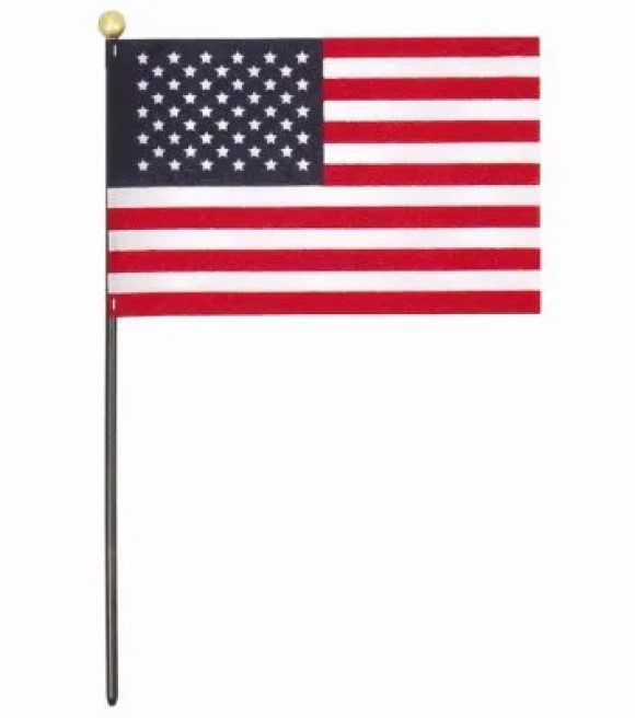 Annin, U.S. Hand Flag, 4 x 6"