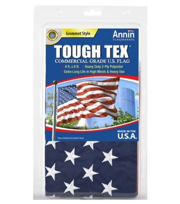 Annin, Tough Tex Heavy-Duty U.S. Flag, 4 x 6 ft