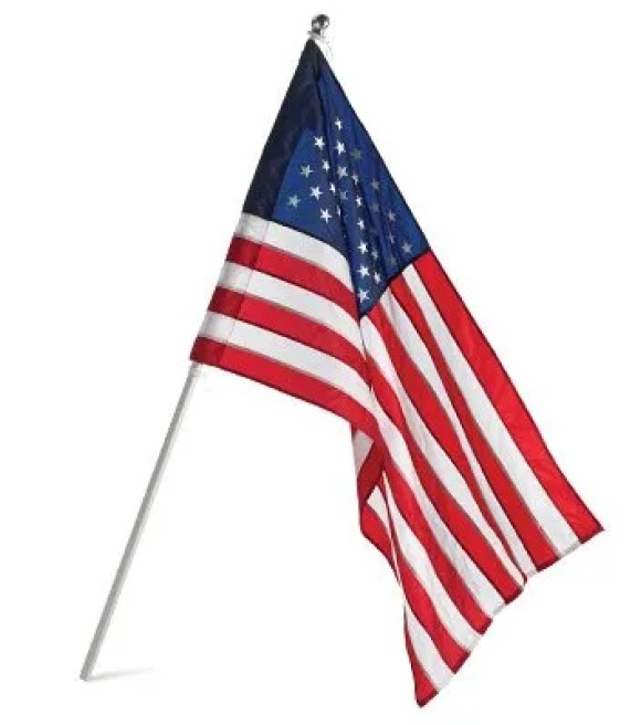 Annin, U.S. Flag & Pole Set, 2.5 x 4'