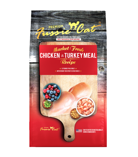 Fussie Cat, Chicken and Turkey Meal Dry Cat Food, 4 lb - Wilco Farm Stores