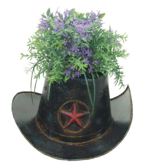 Backyard Expressions, Cowboy Hat Planter Wilco Farm Stores