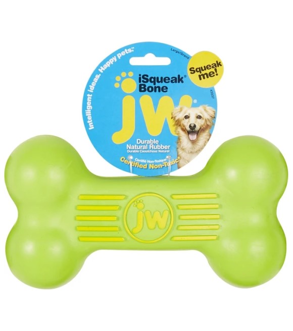 Jw Isqueak Bone Assorted Color Dog Toy