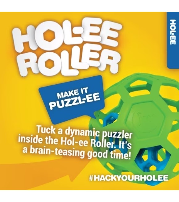 JW, Hol-ee Roller Puzzle Assorted Color Dog Toy - Wilco Farm Stores