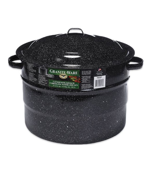 Granite Ware, Cold Pack Canner with Rack, 21.5 qt