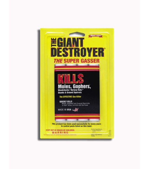 Atlas Giant Destroyer Gas Bomb Gopher, Mole And Rat Killer, 49% OFF