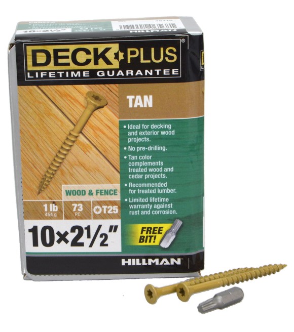 The Hillman Group 70829 Viti Per Lamiera Testa Tonda Torx - 100 Pezzi, 2,5 Cm, Zincate