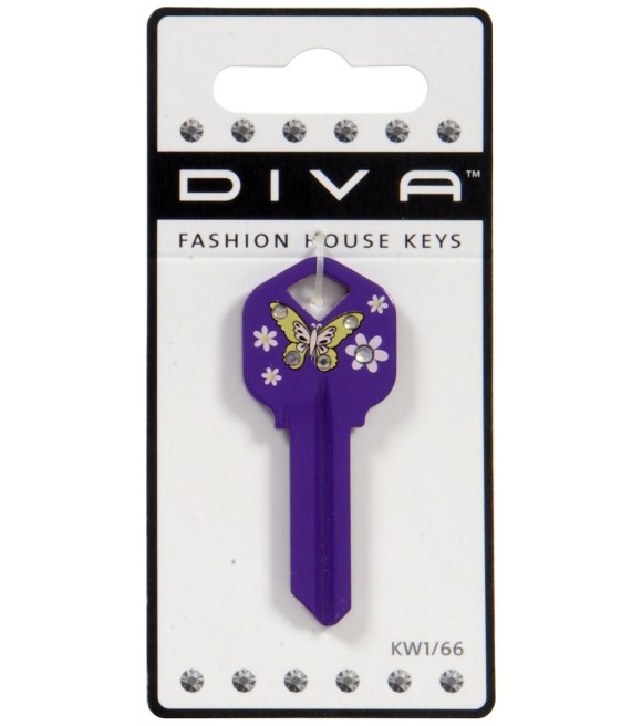 Hillman, DIVA Blank Butterfly Key Kwikset KW1/66 Wilco Farm Stores