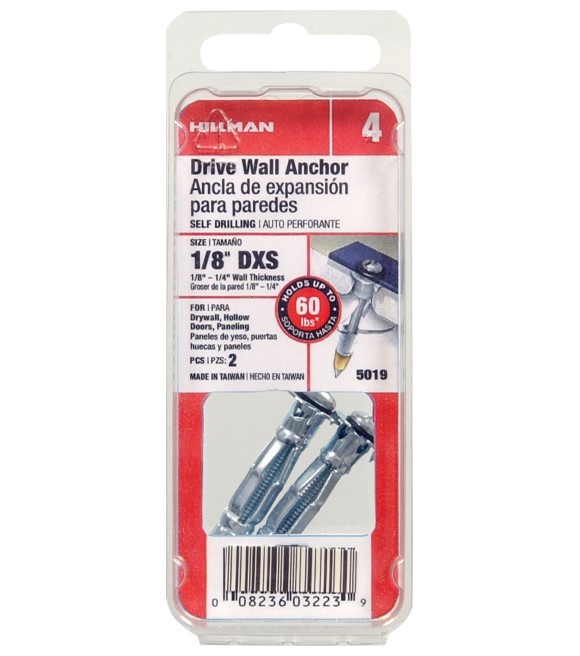 Hillman 18 Extra Short Drive Wall Anchors 2 Pk Wilco Farm Stores 