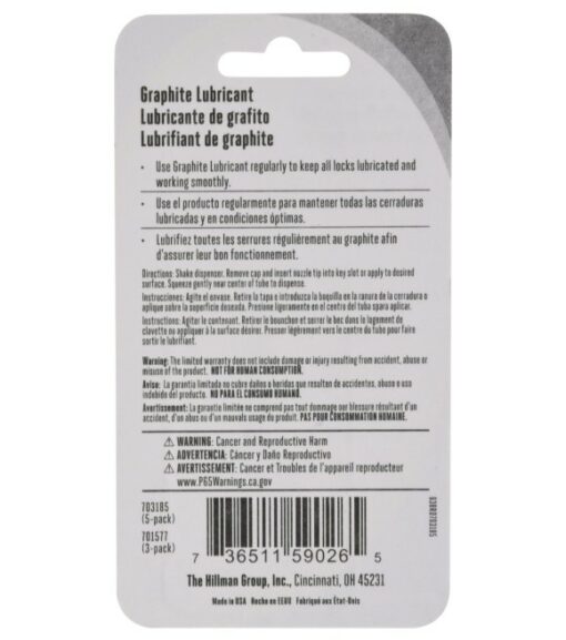 Hillman, 3 Gram Graphite Key Lubricant Tube Wilco Farm Stores