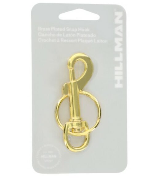 Hillman, Brass Snap Hook with Ring Wilco Farm Stores