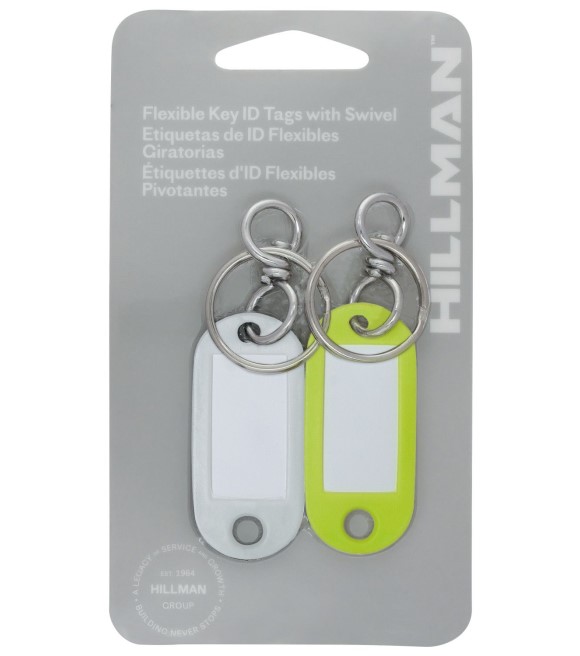 Hillman 1-in Silver D-ring (2-Pack)