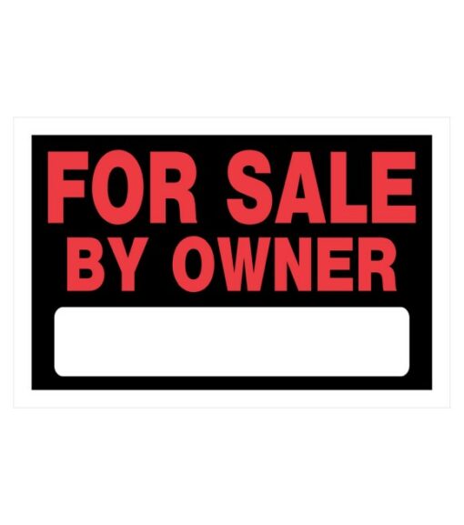 Hillman, For Sale by Owner Sign, 8" x 12" Wilco Farm Stores