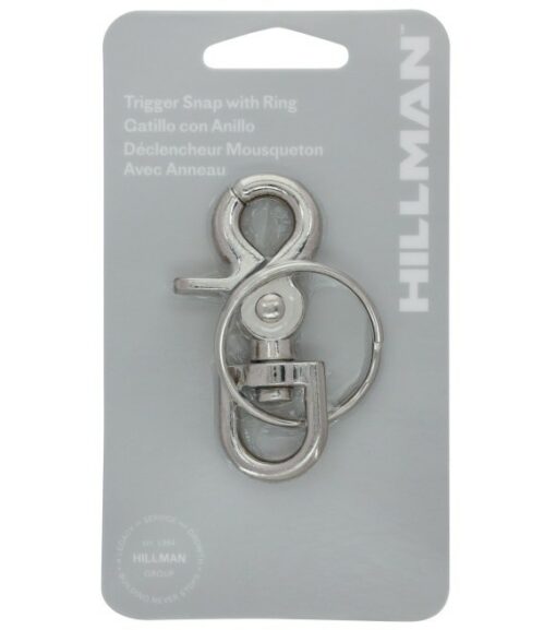 Hillman, Metal Tigger Snap Hook with Key Ring Wilco Farm Stores