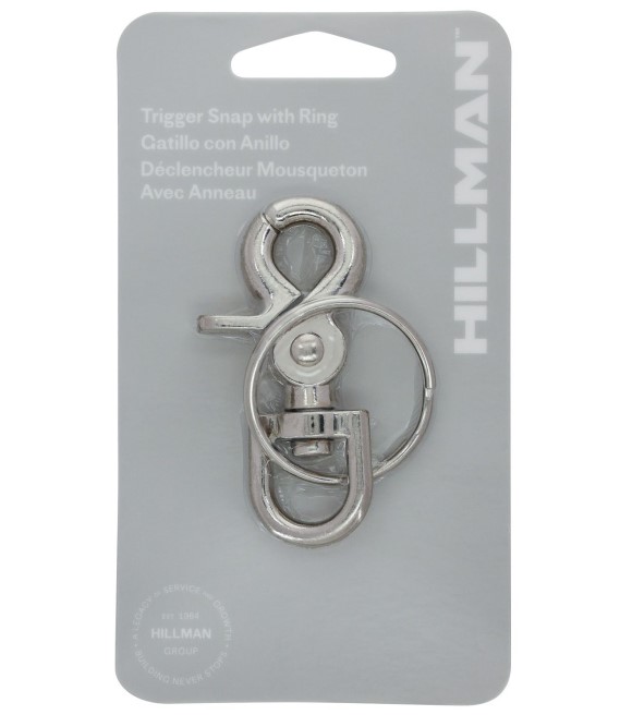 Hillman, Metal Tigger Snap Hook with Key Ring - Wilco Farm Stores