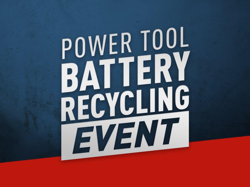 Power Tool Battery Recycling Event Wilco Farm Stores