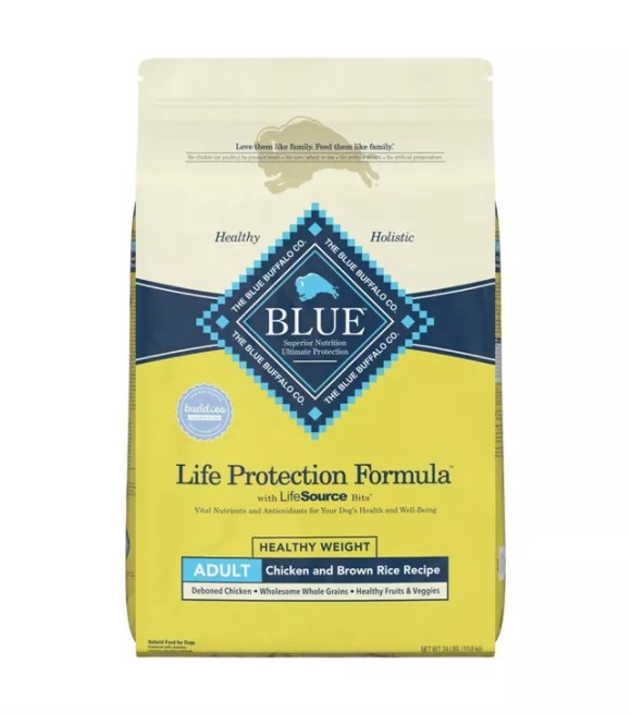 Blue Buffalo, Life Protection Formula Adult Healthy Weight Chicken and Brown Rice Recipe Dog Food
