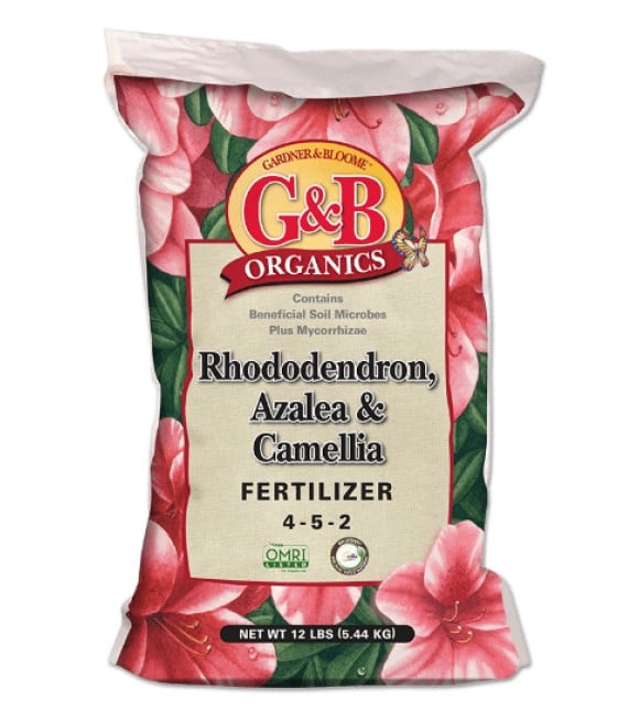 G&B Organics, 4-5-2 Rhododendron, Azalea & Camellia Fertilizer