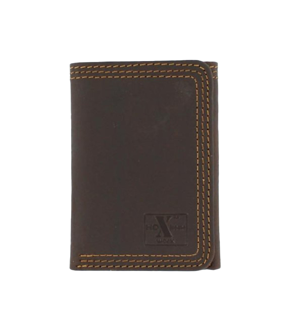 Milwaukee Leather Trifold Wallet - Natural