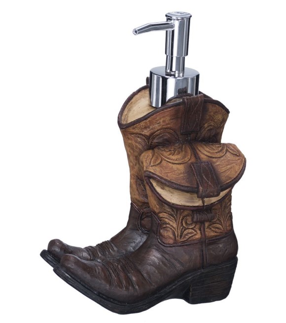 JT International, Cowboy Boots Soap Dispenser Wilco Farm Stores