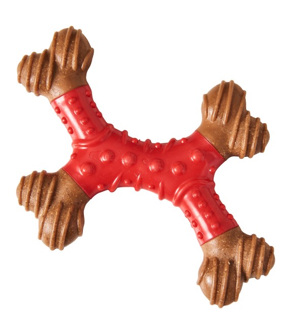 Puzzle Bones Whirlwind Dog Toys Pet Toys, Red