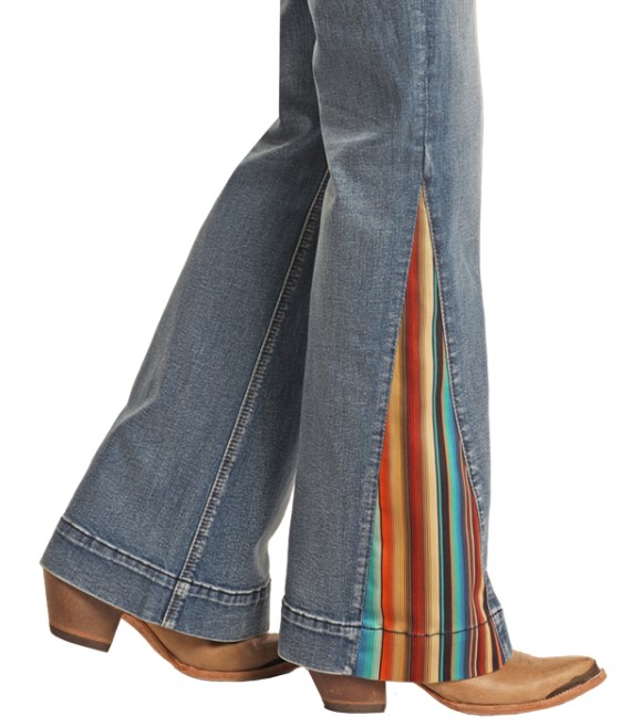 Rock & Roll, Hooey Ladies High Rise Extra Stretch Trouser Jean, HW5HD02609