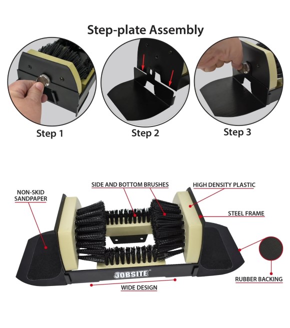 Jobsite Boot Scrubber