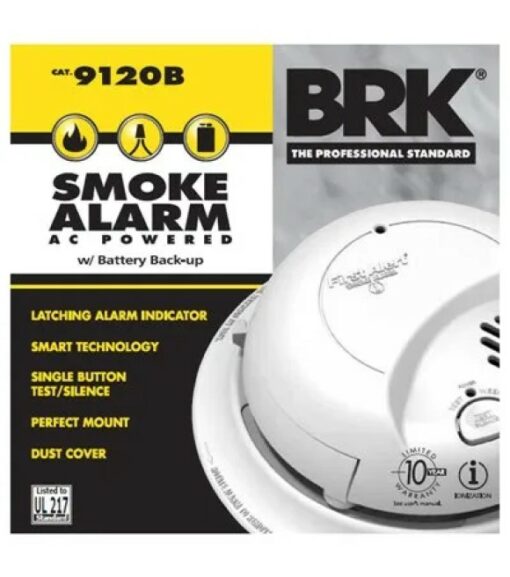 Hard Wired w/Battery Back-up Ionization Smoke/Fire Detector by First Alert  at Fleet Farm