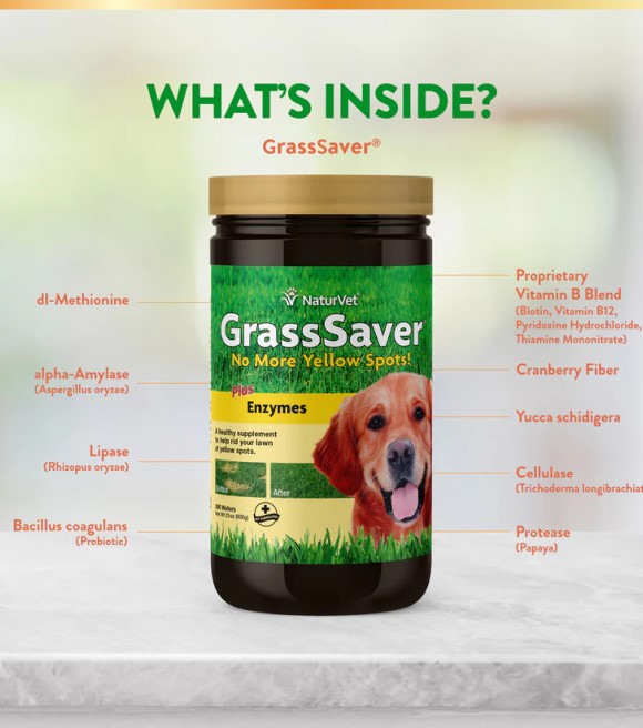 NaturVet, GrassSaver Wafers For Dogs, 300 Ct - Wilco Farm Stores