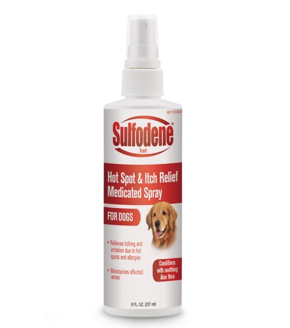 Farnam, Sulfodene Hot Spot & Itch Relief Medicated Spray for Dogs, 8 oz ...