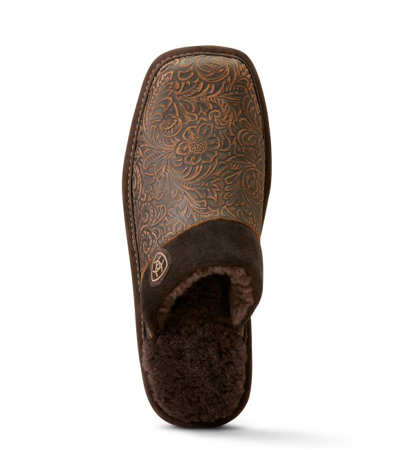 Ariat, Men’s Tooled Brown Silversmith Square Toe, 10048010
