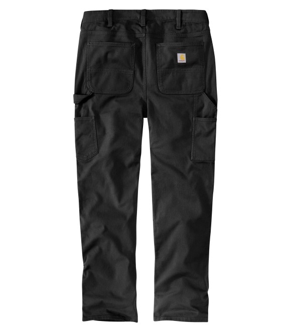 Carhartt, Ladies Black Rugged Flex Relaxed Fit Canvas Double Front Pant ...