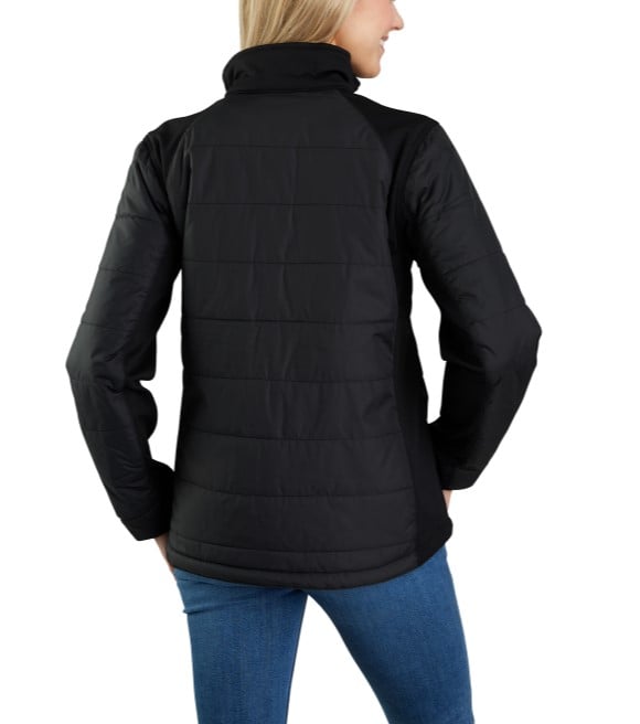 Carhartt, Ladies Black Rain Defender Relaxed Fit Lightweight Insulated ...