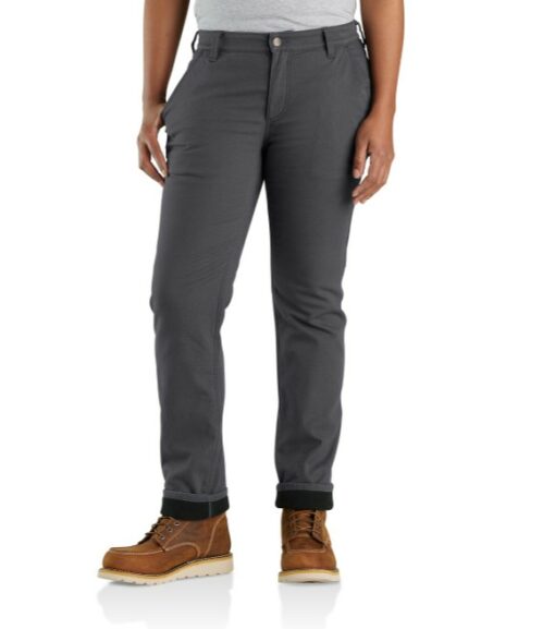 Carhartt Womens Slim Fit Crawford Double Front Pant : : Clothing,  Shoes & Accessories