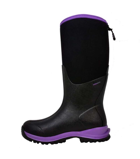 Dryshod, Ladies Black/Purple Legend MXT High Gusset Boot