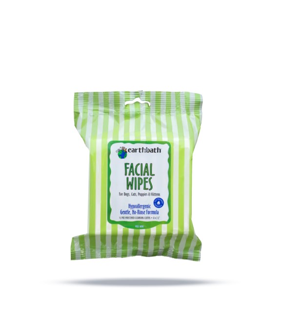 Earthbath, Hypoallergenic Pet Facial Wipes, 25 ct Wilco Farm Stores