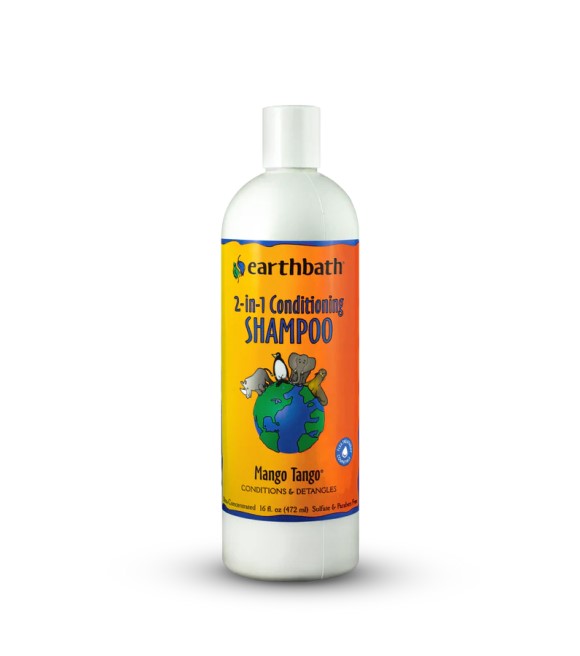 Earthbath, Mango Tango 2-in-1 Conditioning Shampoo, 16 oz