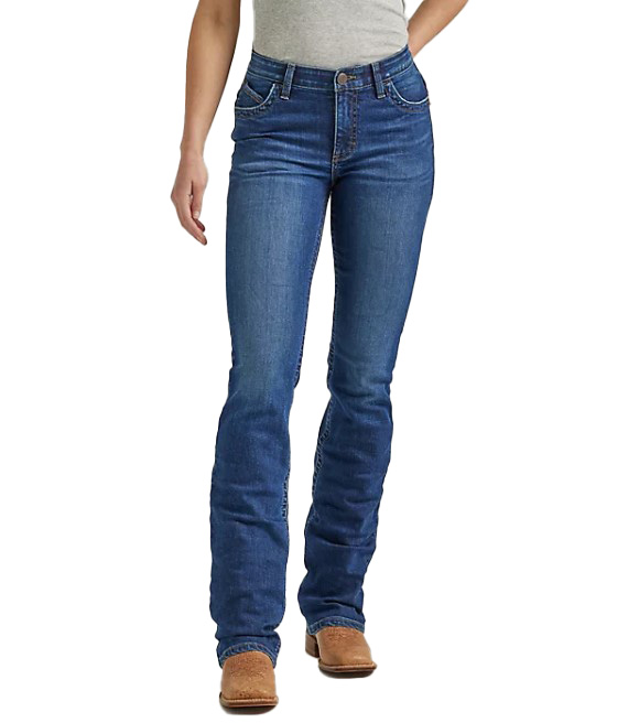 Wrangler, Ladies Ultimate Riding Jean Willow Mid Rise Bootcut in Hailey ...