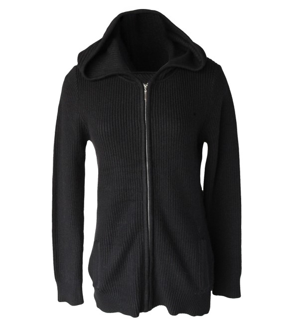 Keren Hart, Ladies Black Zip Up Hooded Cardigan Wilco Farm Stores