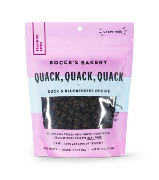 Bocce's Bakery, Quack, Quack, Quack Training Bites Dog Treats, 6 oz Wilco Farm Stores