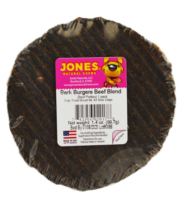 Jones, Beef Blend Bark Burgers Dog Treat - Wilco Farm Stores