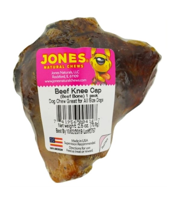 Jones Natural Chews, Beef Knee Cap Bone Dog Treat Wilco Farm Stores