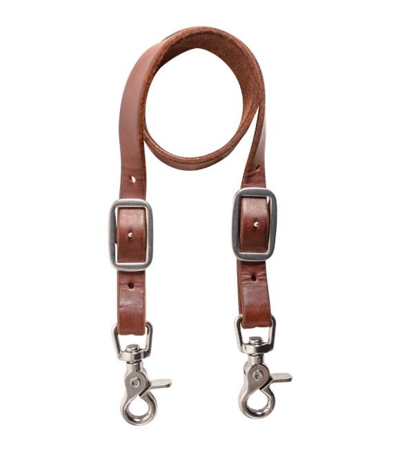 Martin Saddlery, Chocolate Smoothout Wither Strap with Skirting Leather ...