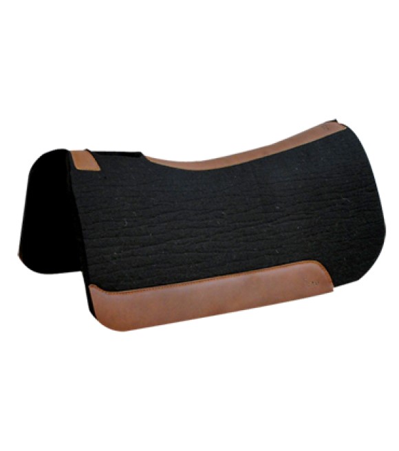 5 Star Equine Products, Black Performer Standard Saddle Pad, 1" x 32" x