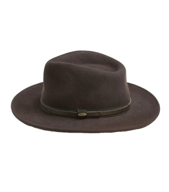 Scala, San Antonio Chocolate Wool Felt Hat, DF105-CHOC - Wilco Farm Stores